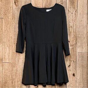 3/$15 Zhenya Longsleeve Black Mini Dress